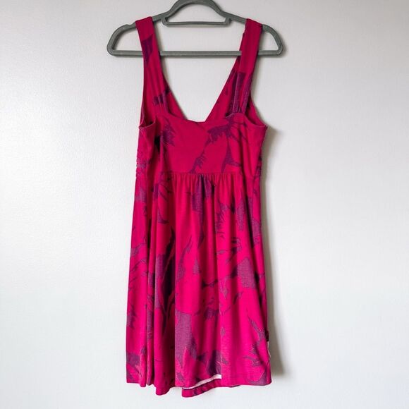 American Eagle V Neck Pink Floral Sleeveless Dress Size Medium - Picture 6 of 6